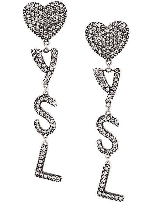 Opyum heart earrings SAINT LAURENT | 584228Y15268368